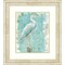 Coastal Egret I v2 by Sue Schlabach Wood Framed Wall Art Print 24 in. W x 27 in. H